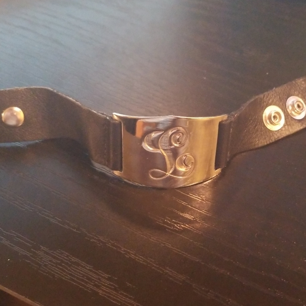 Lisa Stewart Lether Cuff Bracelet